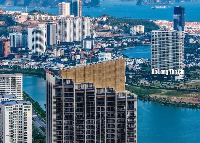 23F Icon40 Signature Corner Residence Lo Goc 2Pn View Vinh Ha Long Bay, Ho Nhac Nuoc Halo Bay Show & Marina Hill