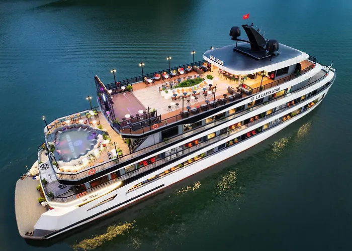 New La Casta Star 6-Star Cruise Lan Ha Bay - Free One Way Shared Shuttle Service For Cruise Guests From Hanoi Old Quarter From 08 Sep 2026