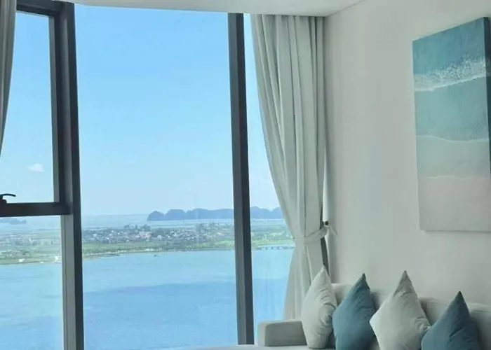A La Carte Ha Long Studio View Truc Dien Bien Seafront Studio 正面海景